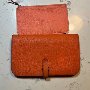Hermes Dogon Duo combined wallet-  Togo leather